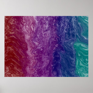 Colorful Fluid Art Poster