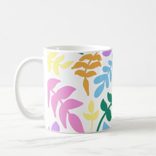 Colorful foliage coffee mug (Left)