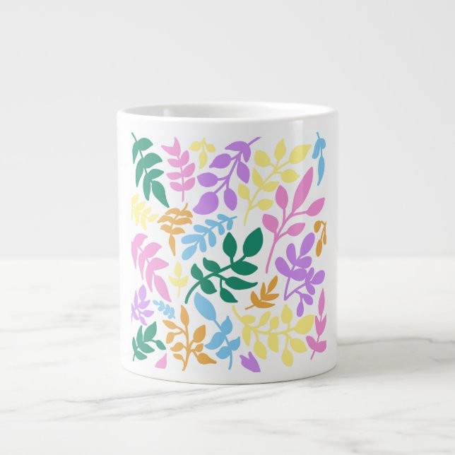 Colorful foliage large coffee mug (Front)
