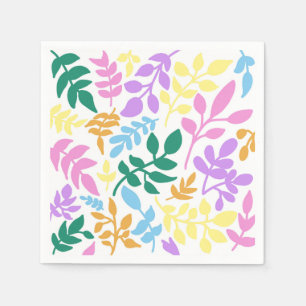Colorful foliage napkin