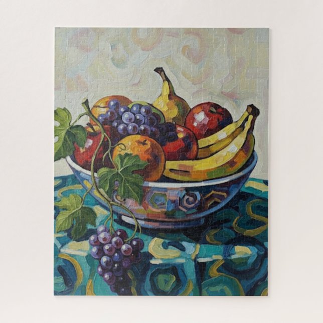 Colorful Fruit Bowl Jigsaw Puzzle (Vertical)