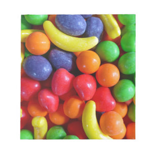 Colorful Fruit Shaped Candy Notepad