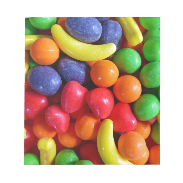 Colorful Fruit Shaped Candy Notepad (Front)