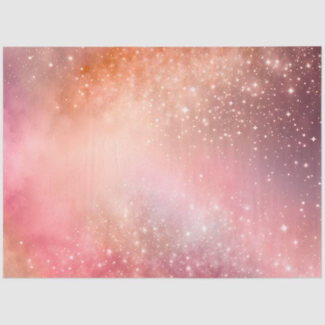 Colorful Galaxy Art Tissue Paper (Front)