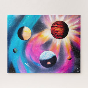 Colorful Galaxy Jigsaw Puzzle