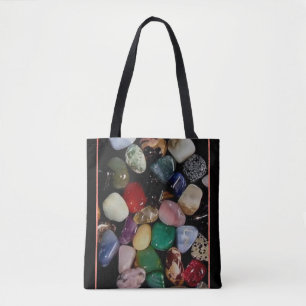 Colorful Gem Stones Tote Bag
