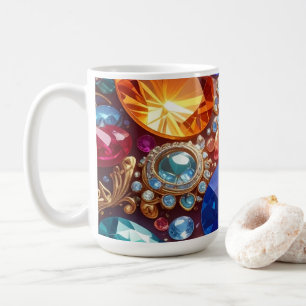 Colorful Gems & Jewels Coffee Mug