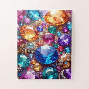 Colorful Gems & Jewels Jigsaw Puzzle