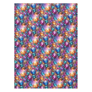 Colorful Gems & Jewels Tablecloth
