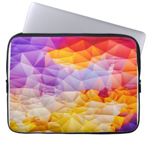 Colorful Geometric Abstract Wall Art Laptop Sleeve