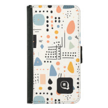 Colorful Geometric Nordic Pattern Luggage Tag