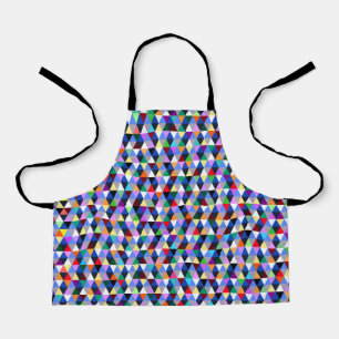 Colorful Geometric Pattern Apron