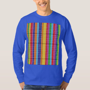 Colorful Geometric Pattern Blue Hoodie Modern Ab T-Shirt