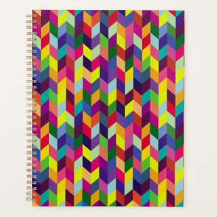 Colorful Geometric Pattern Design – Modern Stylish Planner