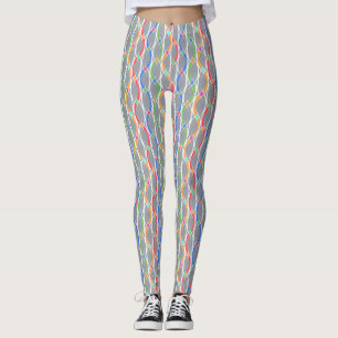 Colorful geometric pattern. leggings