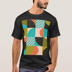 Colorful geometric, Scandinavian style pattern. T-Shirt