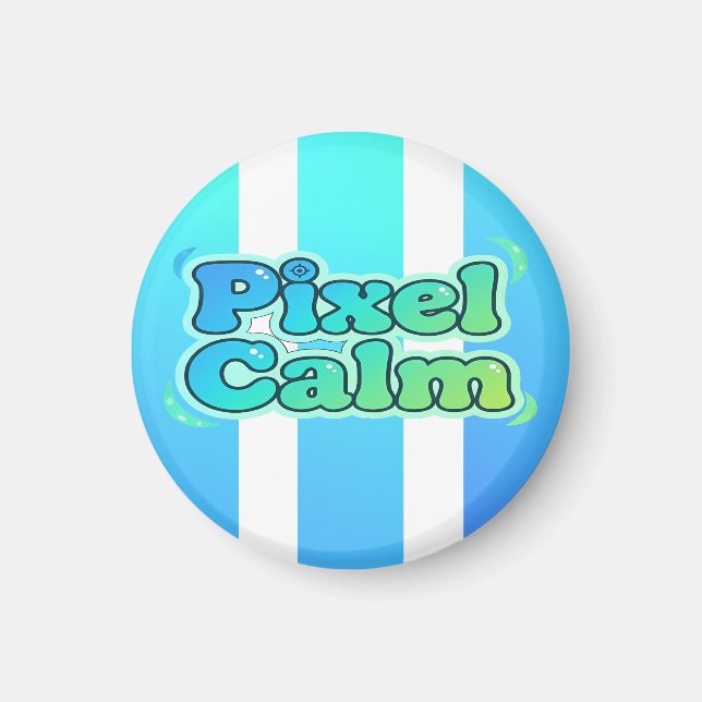 Colorful Geometric Spectrum Design Magnet (Front)