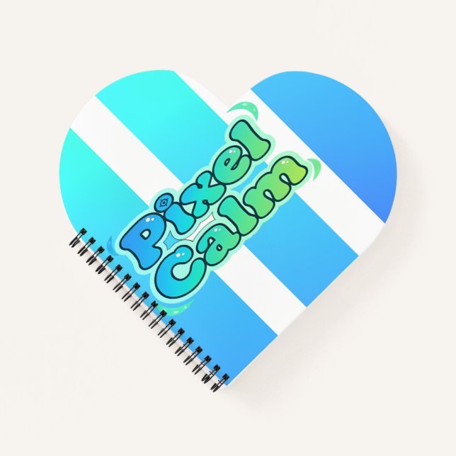 Colorful Geometric Spectrum Design Notebook (Front)