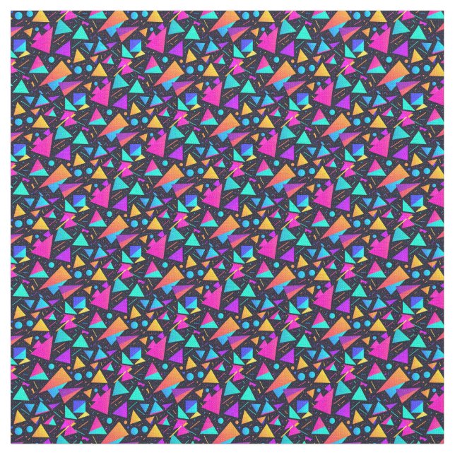 Colorful Geometrics Fabric (Close Up)