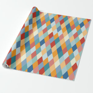 Colorful Geometry VIIA B Wrapping Paper