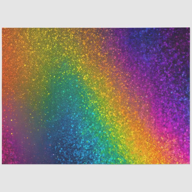 Colorful Glitter Art Tissue Paper (Front)