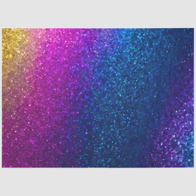 Colorful Glitter Art Tissue Paper (Front)