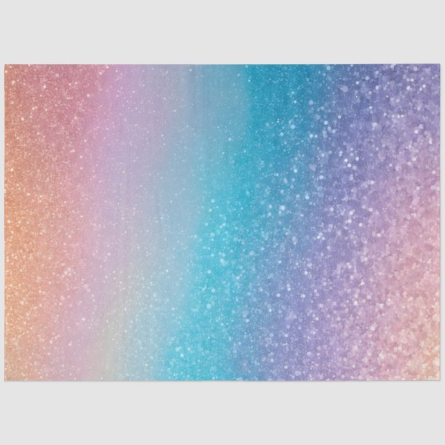 Colorful Glitter Art Tissue Paper (Front)