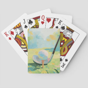 Colorful Golf Playing Cards