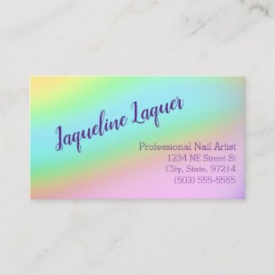 Colorful Gradient Business Card