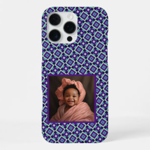 Colorful Graduation Gifts Square Pattern iPhone 16 Pro Max Case