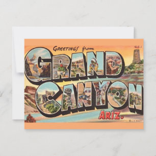 Colorful Grand Canyon Postcard