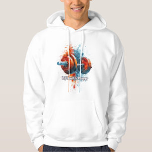 Colorful Graphic & Text Hoodie