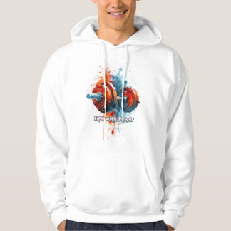 Colorful Graphic & Text Hoodie