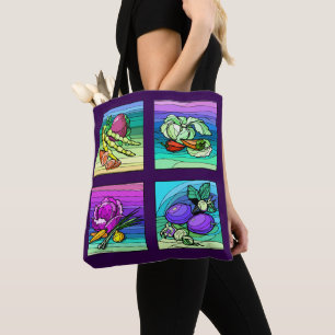 Colorful Grocery Shopping Bag