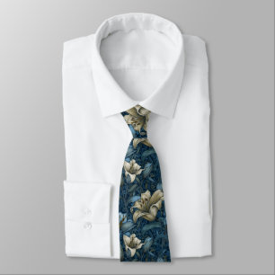 Colorful Groomsmen Lilies Flower Tie
