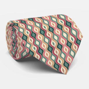 Colorful Groovy Retro Neck Tie