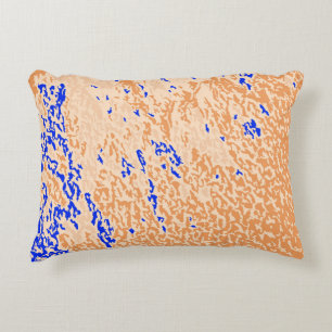 Colorful Grunge Background. Abstract Multicolor vi Decorative Cushion