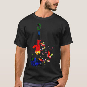 colorful guitar artwork T-Shirt