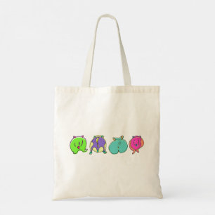 Colorful Hamster Butts Tote Bag