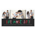 Colorful Hand Drawn Type 3 Photo Christmas Holiday