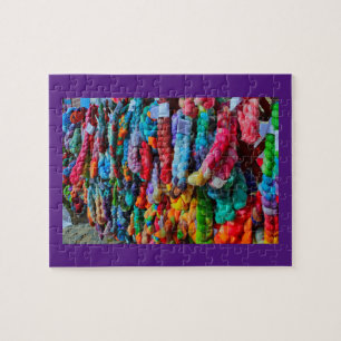 Colorful Hand Dyed Yarn Jigsaw Puzzle