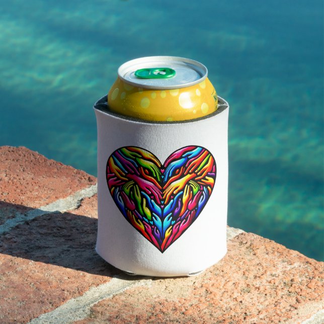 Colorful Hands Unity Heart Inclusivity & Together Can Cooler (In Situ Pool)