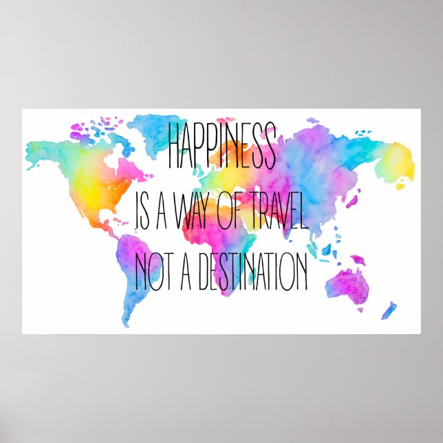 Colorful Happiness Poster (Front)