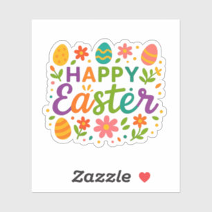 Colorful Happy Easter Tank Top
