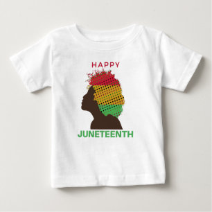 Colorful Happy Juneteenth, Black history month Baby T-Shirt