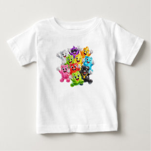 Colorful Happy Monster Baby Bodysuit