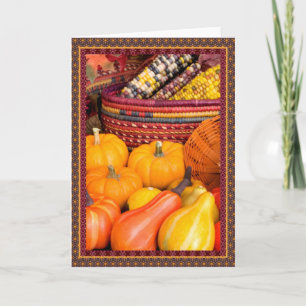Colorful Harvest II Holiday Card