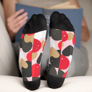 Colorful Hearts Crew Socks