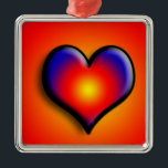 COLORFUL HEARTS METAL TREE DECORATION<br><div class="desc">Colourful and vibrant hearts</div>