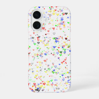 Colorful Hearts Phone Case